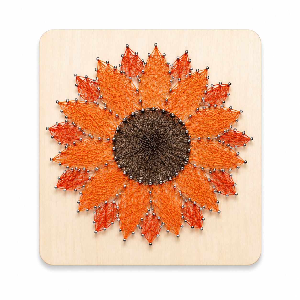 Fleur sur bois
